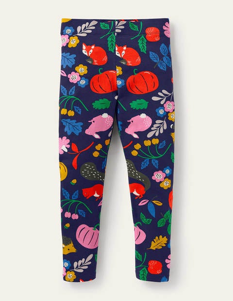 Fun Cosy Leggings - Starboard Blue Forest Friends Fun Cosy Leggings - Starboard Blue Forest Friends