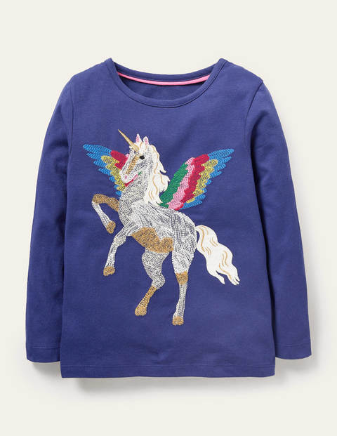 Superstitch T-shirt - Starboard Blue Unicorn