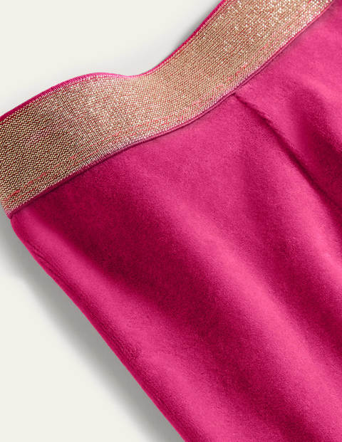 Sparkle Waist Velvet Leggings - Pink Yarrow Sparkle Waist Velvet Leggings - Pink Yarrow