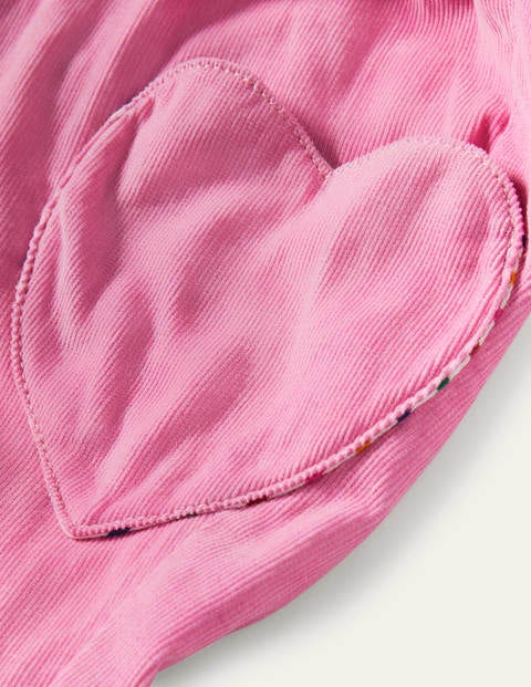 Gefütterte Cordhose zum Hineinschlüpfen - Helles Blütenrosa Gefütterte Cordhose zum Hineinschlüpfen - Helles Blütenrosa
