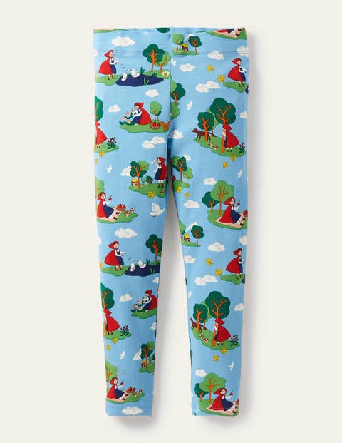 Fun Leggings - Surfboard Blue Red Riding Hood Fun Leggings - Surfboard Blue Red Riding Hood