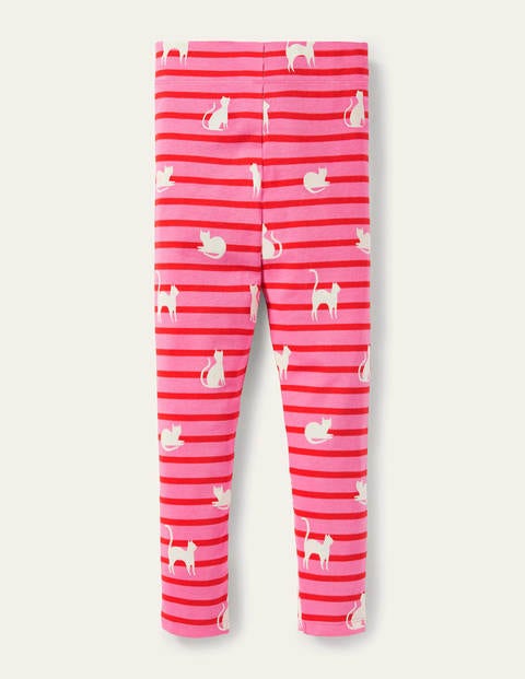 Fun Leggings - Pink/Red Glow-in-the-dark Cats Fun Leggings - Pink/Red Glow-in-the-dark Cats