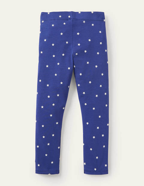 Fun Appliqué Leggings - Navy Glowing Stars Fairies Fun Appliqué Leggings - Navy Glowing Stars Fairies