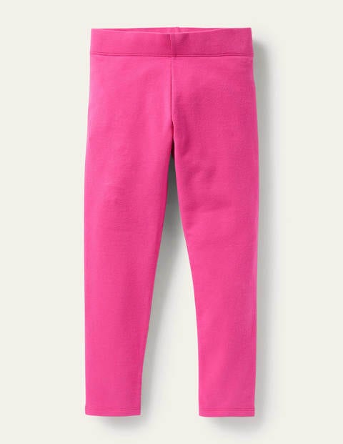 Einfarbige bequeme Leggings - Rosarot Einfarbige bequeme Leggings - Rosarot