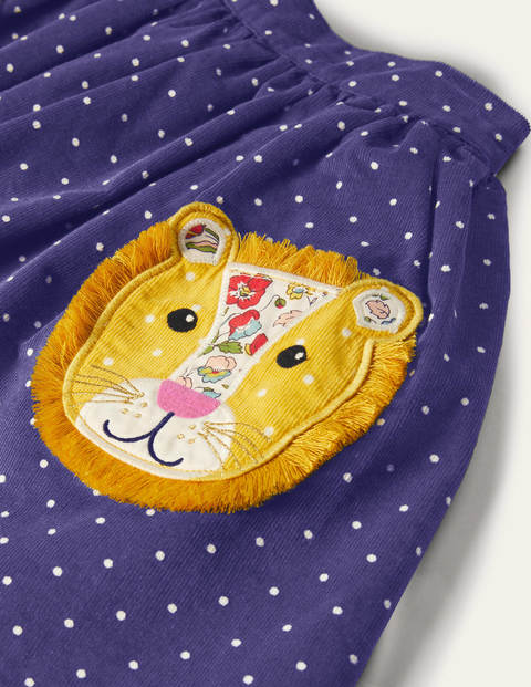 Cord Appliqué Skirt - Starboard Blue Lion Cord Appliqué Skirt - Starboard Blue Lion