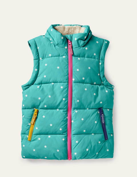 Cosy 2 in 1 Padded Jacket - Brook Blue Confetti Star Cosy 2 in 1 Padded Jacket - Brook Blue Confetti Star