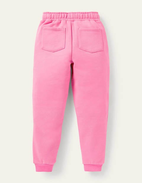 Cosy Appliqué Joggers - Bright Petal Pink Animals Cosy Appliqué Joggers - Bright Petal Pink Animals
