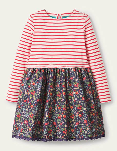 Hotchpotch Dress - Starboard Autumn Berry Floral
