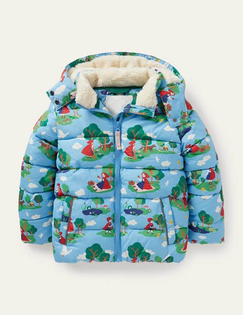 Doudoune cosy - Petit chaperon rouge bleu surf Doudoune cosy - Petit chaperon rouge bleu surf