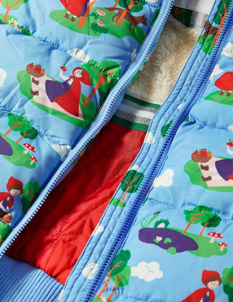 Doudoune cosy - Petit chaperon rouge bleu surf Doudoune cosy - Petit chaperon rouge bleu surf