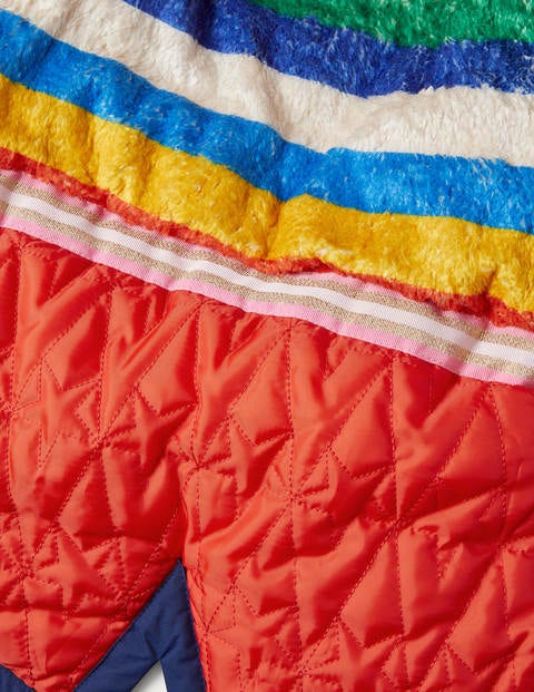 Cosy Waterproof Coat - College Navy Rainbow Cosy Waterproof Coat - College Navy Rainbow