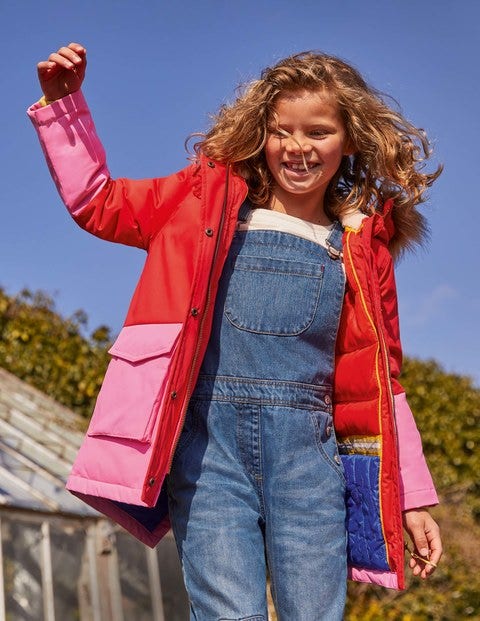 Cosy Waterproof Coat - Rosehip Red Cosy Waterproof Coat - Rosehip Red