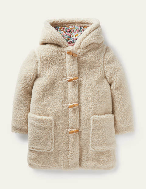 Cosy Borg Duffle Coat - Oatmeal Cosy Borg Duffle Coat - Oatmeal