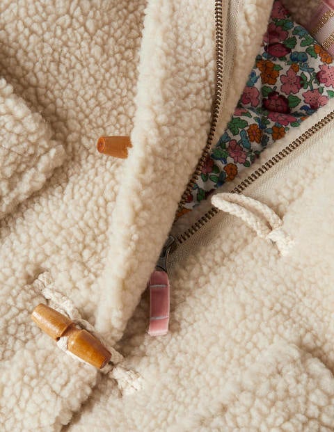 Cosy Borg Duffle Coat - Oatmeal Cosy Borg Duffle Coat - Oatmeal