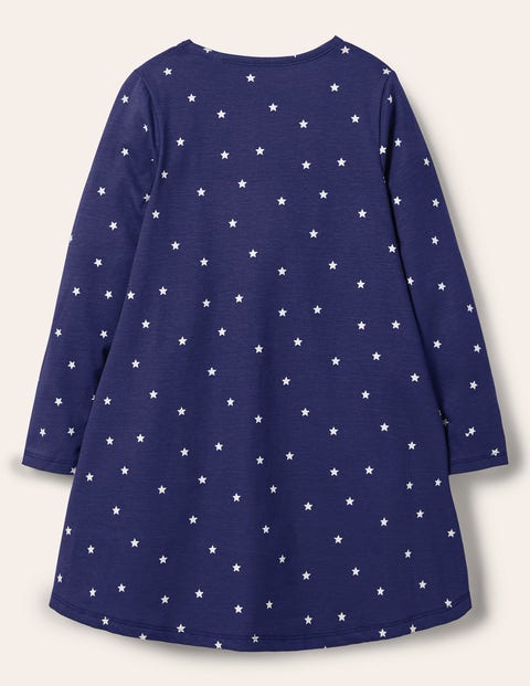 Halloween Lift-the-flap Dress - Starboard Blue Haunted House Halloween Lift-the-flap Dress - Starboard Blue Haunted House
