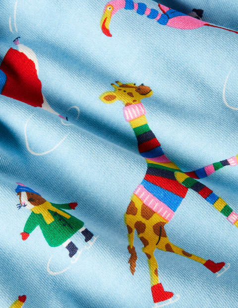 Cosy Twirly Sweatshirt Skirt - Surfboard Blue Animal Antics Cosy Twirly Sweatshirt Skirt - Surfboard Blue Animal Antics