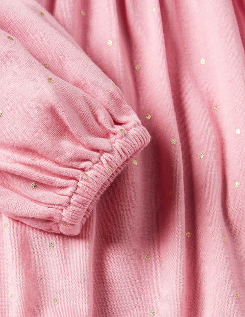 Floaty Printed Ruffle Top - Formica Pink Gold Spot Floaty Printed Ruffle Top - Formica Pink Gold Spot
