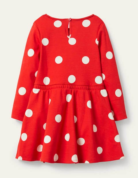 Spotty Skater Dress - Fire Red Spot Spotty Skater Dress - Fire Red Spot