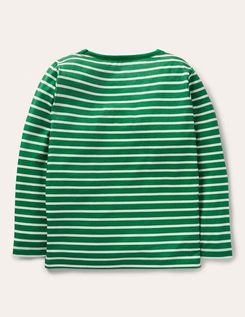 Big Appliqué T-shirt - Highland Green/ Ivory Hedgehog Big Appliqué T-shirt - Highland Green/ Ivory Hedgehog