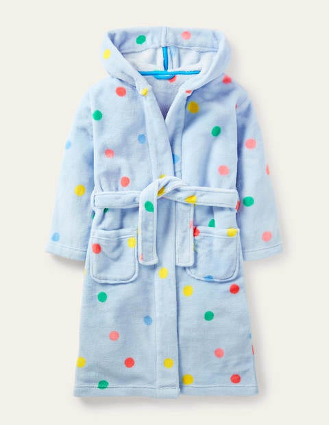 Fun Cosy Dressing Gown - Provence Blue Multi