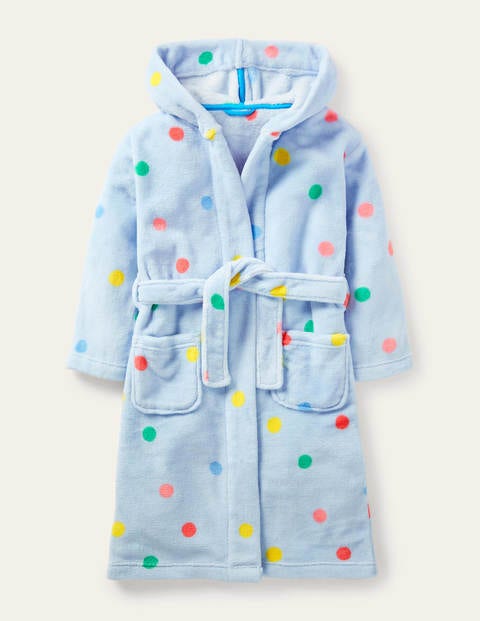 Fröhlicher gemütlicher Bademantel - Provenceblau, Bunt Fröhlicher gemütlicher Bademantel - Provenceblau, Bunt