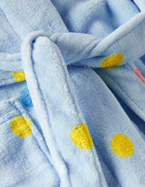 Fröhlicher gemütlicher Bademantel - Provenceblau, Bunt Fröhlicher gemütlicher Bademantel - Provenceblau, Bunt