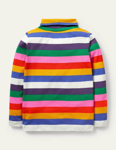 Superweiches Oberteil mit Rollkragen - Bunt, Gestreift Superweiches Oberteil mit Rollkragen - Bunt, Gestreift