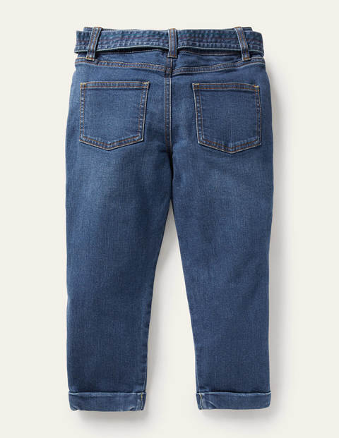 Mini-me-Jeans mit Regenbogentaille - Mittleres Vintageblau, Denim Mini-me-Jeans mit Regenbogentaille - Mittleres Vintageblau, Denim