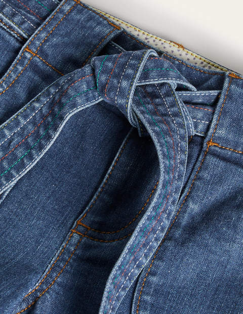 Mini-me-Jeans mit Regenbogentaille - Mittleres Vintageblau, Denim Mini-me-Jeans mit Regenbogentaille - Mittleres Vintageblau, Denim