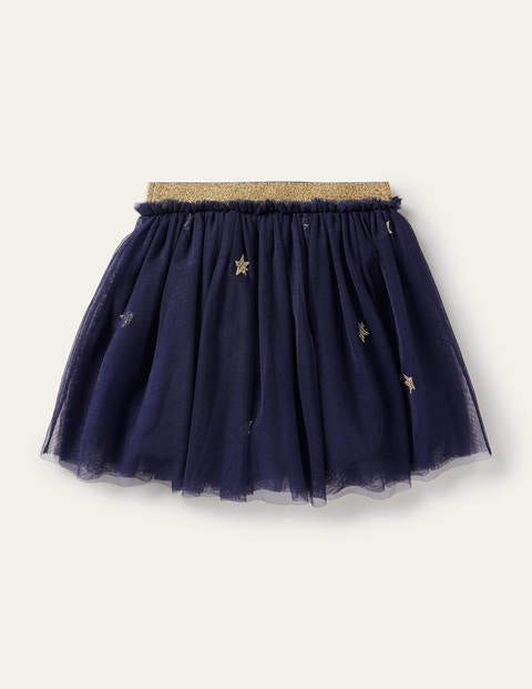 Appliqué Tulle Skirt - Starboard Blue Animals Appliqué Tulle Skirt - Starboard Blue Animals