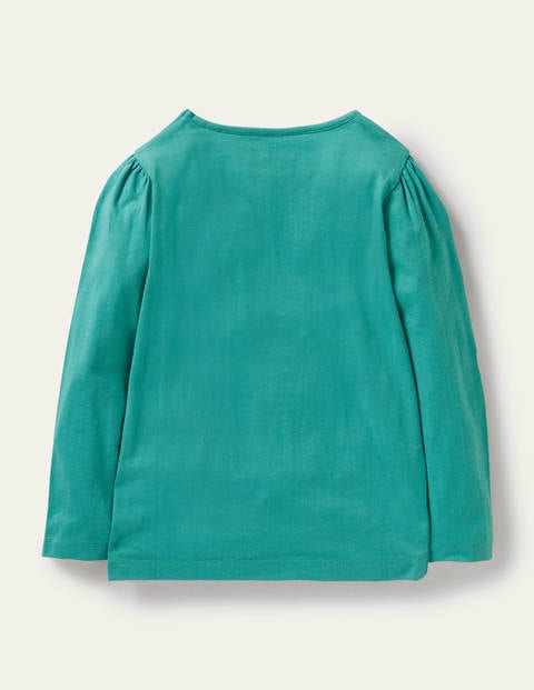 Pretty Appliqué T-shirt - Brook Blue Princess Pretty Appliqué T-shirt - Brook Blue Princess