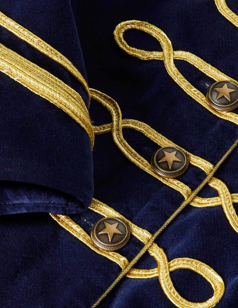 Jacke mit Zierborte - Schuluniform-Navy Jacke mit Zierborte - Schuluniform-Navy