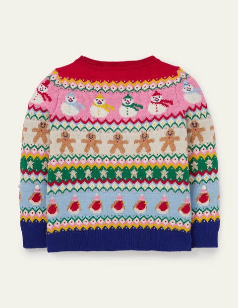 Festlicher Fair-Isle-Pullover - Festliches Fair-Isle-Muster Festlicher Fair-Isle-Pullover - Festliches Fair-Isle-Muster