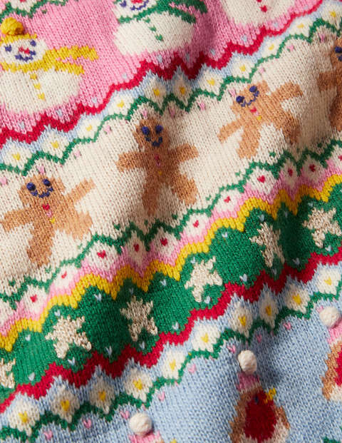 Festlicher Fair-Isle-Pullover - Festliches Fair-Isle-Muster Festlicher Fair-Isle-Pullover - Festliches Fair-Isle-Muster