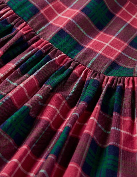 Cordelia Dress - Damask Pink Check Cordelia Dress - Damask Pink Check