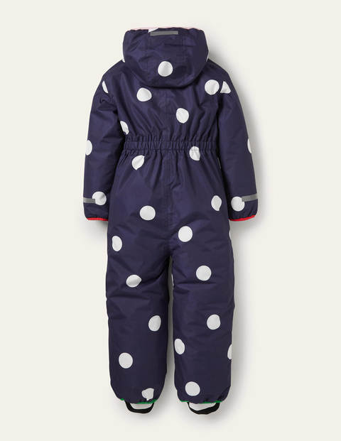 Waterproof Puddle Suit - College Navy Confetti Spot
