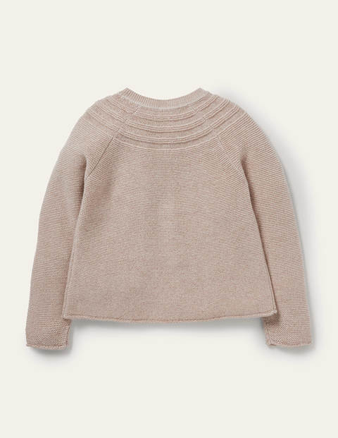 Baumwoll-Kaschmir-Cardigan - Gold, Glitzer Baumwoll-Kaschmir-Cardigan - Gold, Glitzer