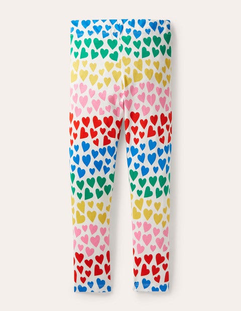 Fröhliche Leggings - Bunt/Regenbogen, Herzen Fröhliche Leggings - Bunt/Regenbogen, Herzen