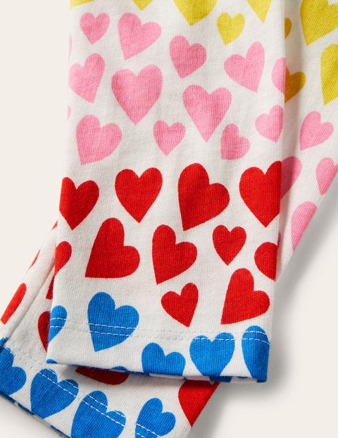 Fröhliche Leggings - Bunt/Regenbogen, Herzen Fröhliche Leggings - Bunt/Regenbogen, Herzen