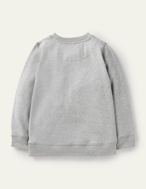 Superstitch Sweatshirt - Grey Marl Horse