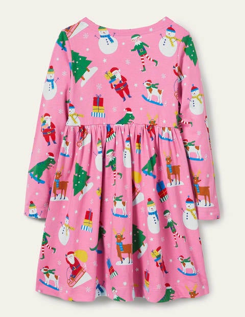 Robe fun en jersey à manches longues - Amis festifs rose pétale Robe fun en jersey à manches longues - Amis festifs rose pétale