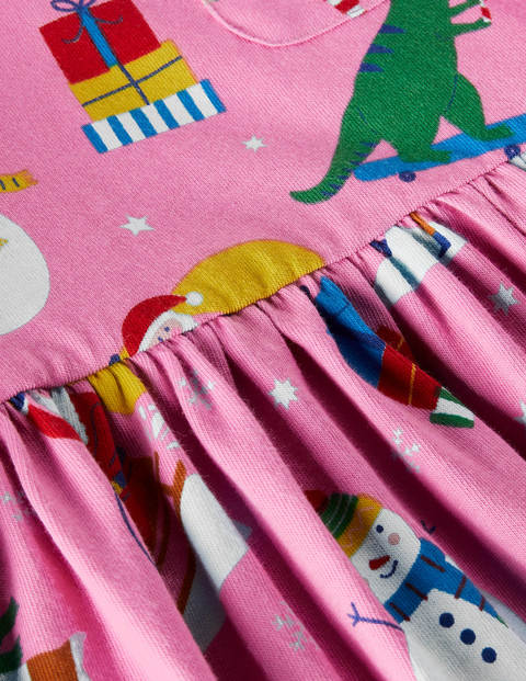 Robe fun en jersey à manches longues - Amis festifs rose pétale Robe fun en jersey à manches longues - Amis festifs rose pétale