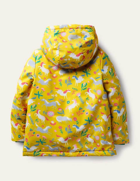Sherpa Lined Anorak - Sweetcorn Yellow Ponies Sherpa Lined Anorak - Sweetcorn Yellow Ponies