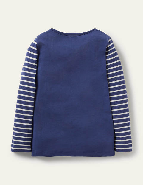 Hotchpotch Animal T-shirt - Starboard Blue Scarf Hotchpotch Animal T-shirt - Starboard Blue Scarf