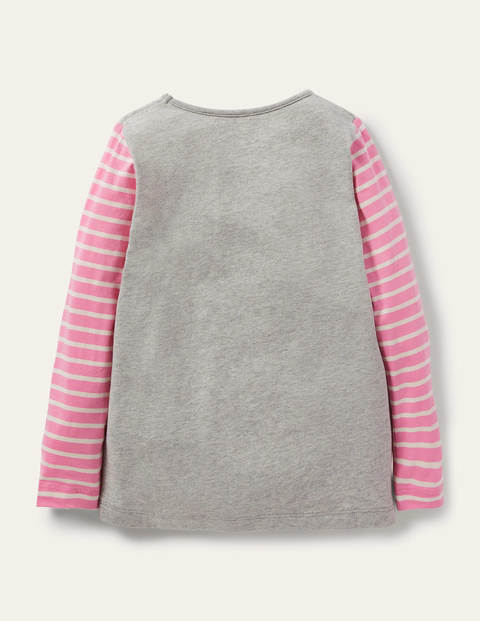 Hotchpotch Animal T-shirt - Grey Marl Ice Skating Hotchpotch Animal T-shirt - Grey Marl Ice Skating