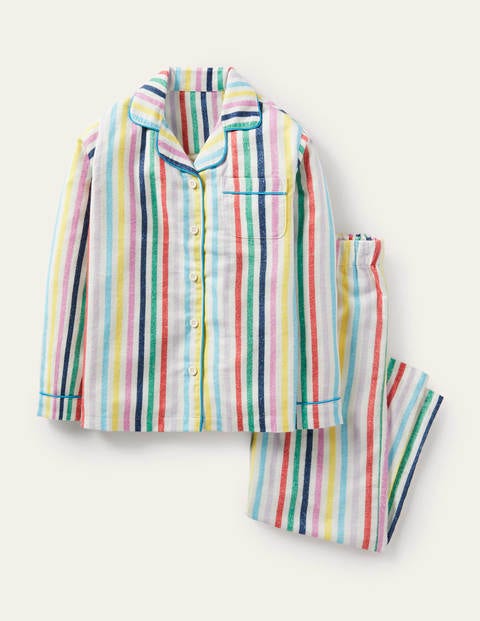 Vanessa Mini-Me Schlafanzug-Set - Bunt, Gestreift Vanessa Mini-Me Schlafanzug-Set - Bunt, Gestreift