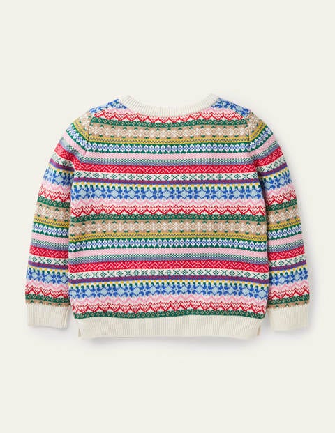 Cosy Robin Sweater - Multi Fair Isle Cosy Robin Sweater - Multi Fair Isle