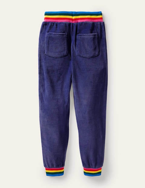 Velour Joggers - Starboard Blue Velour Joggers - Starboard Blue