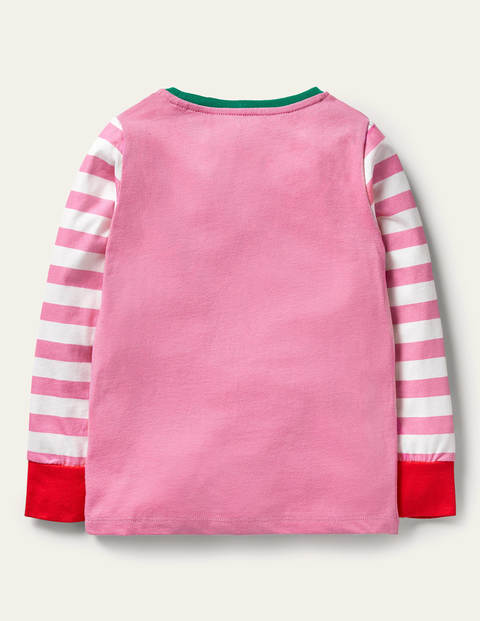Festive Flipbook T-shirt - Bright Petal Pink Festive Festive Flipbook T-shirt - Bright Petal Pink Festive