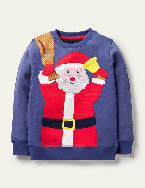 Front & Back Sweatshirt - Navy Father Christmas Front & Back Sweatshirt - Navy Father Christmas